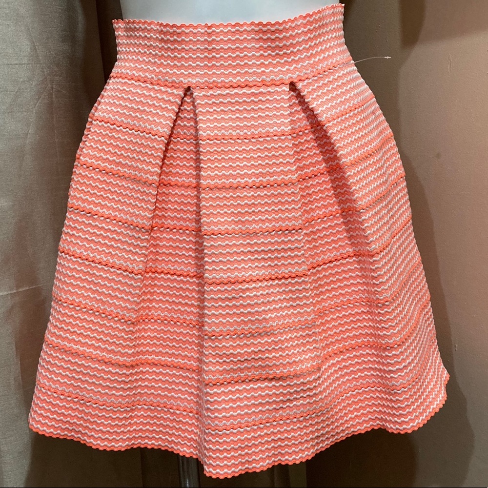 Pookie & Sebastian Embroidered Pleated Skirt